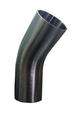 asme bpe 45 deg weld ended 316L 45度长焊接弯头外拉丝内镜面