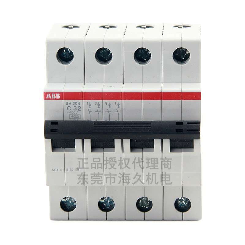 ABB低压开关SH200系列交流断路器SH204-D8;2CDS214001R0081