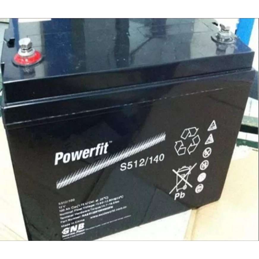 GNB Powerfit蓄电池S512/100HR/12V-100AH/EXIDE蓄电池