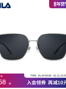 FILA斐乐偏光镜女新款大框太阳镜开车专用防晒遮阳墨镜男SFI928F