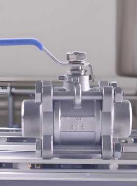 Q61F-16P不锈钢三片式焊接球阀304承插球阀对焊DN15304不锈钢