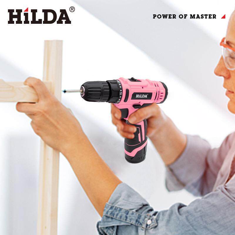 HiLDA/希尔达锂电钻手电钻家装diy迷你12v可调速正反大容量电池