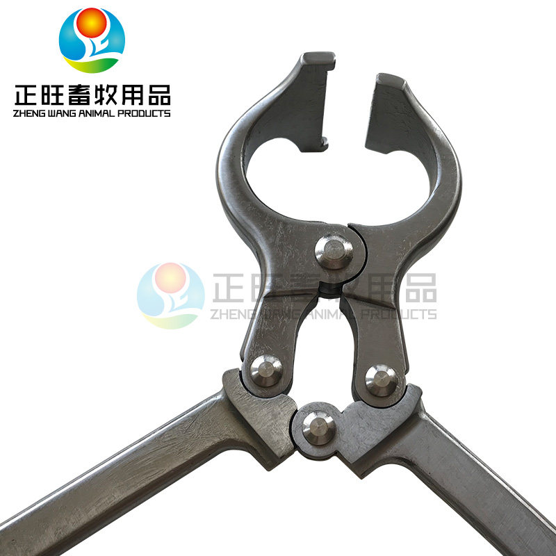 羊无血不锈钢去势钳去势器煽羊钳阉羊钳子阉割夹蛋钳兽用器械
