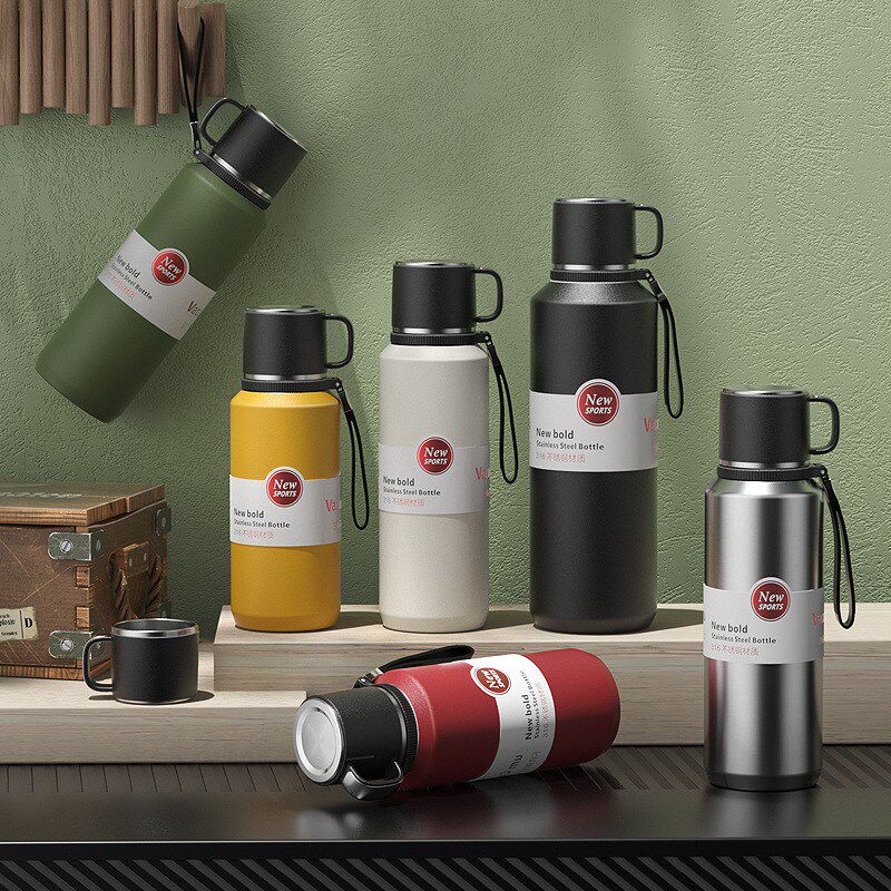 保温杯男款大容量316不锈钢便携泡茶杯女生2024新款水杯子1000ml