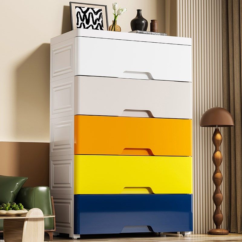 精选加厚收纳柜子储物柜63cm宽塑料整理箱家用置物加高抽屉式儿童,收纳整理,鞋柜,淘宝优惠券,粉丝福利购,淘宝优惠卷