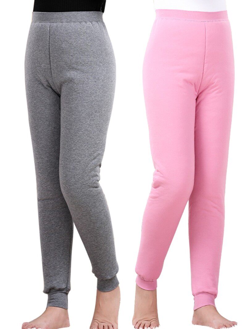 中老年人老人男女三层夹棉保暖裤纯棉宽松冬季加厚南极棉棉裤秋裤