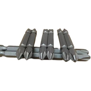 尖头ph1/平头ph3电动螺丝刀批头十字强磁性高硬度工业级起子头