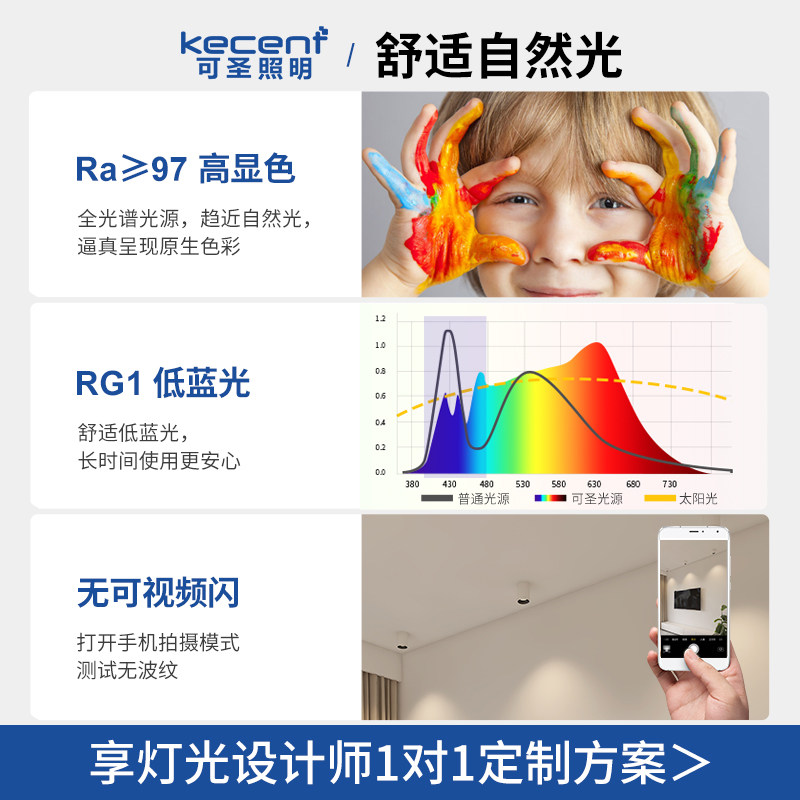 led明装射灯圆形防眩筒灯不吊顶免开孔吸顶斗胆灯小山丘客厅家用