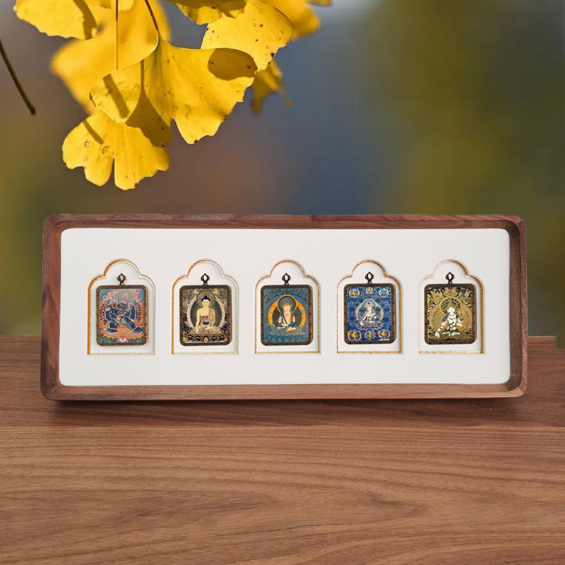 唐卡嘎乌盒整体装裱中空北美黑胡桃木榫卯装裱框高级唐卡盒子定制,家居饰品,相框/画框,淘宝优惠券,粉丝福利购,淘宝优惠卷