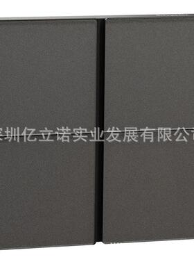 NX开关控制面板境悦系列黑色玻璃4键智能面板C2E616203_MB_C1
