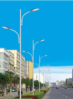 9米高低臂路灯配110W高压钠灯量大从优