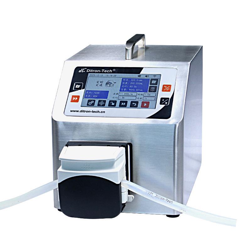 智能触屏流量型蠕动泵多泵头可选流量实验室化工环保使用