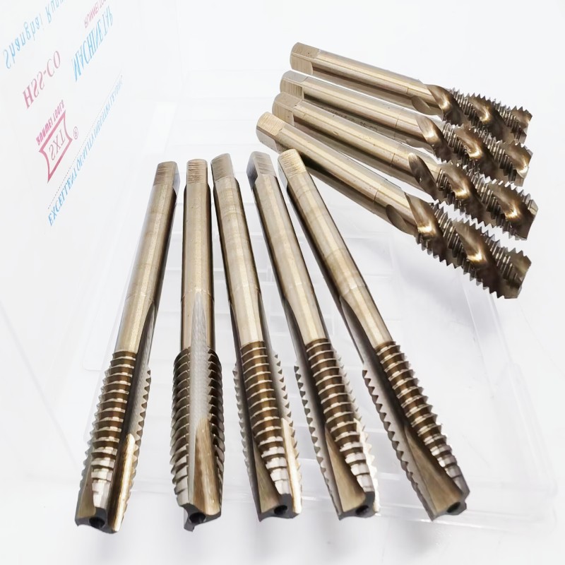 《SXT》含钴烤黄 螺旋丝锥先端丝攻 HSS-CO高速钢机用丝锥M3-M16