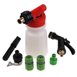 泡沫壶喷嘴接头万能接头 家用水压喷枪 泡沫喷枪 洗车万能工具