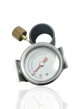 不锈钢毛细管压力表耐高温开水机压力表蒸汽压力表YB50Z G1/8内牙