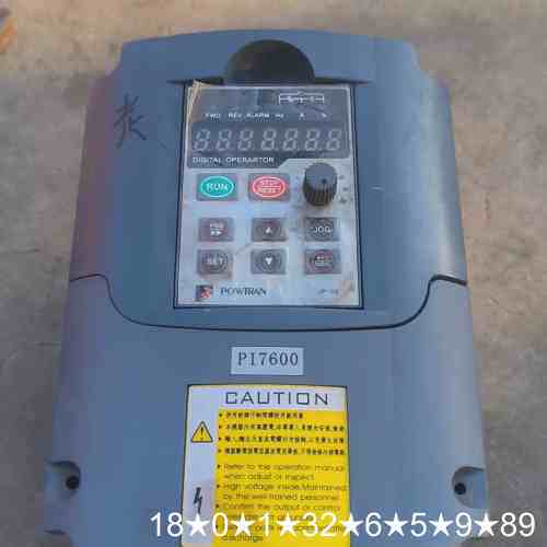 普传PI7600变频器1.5Kw，，，功能测试