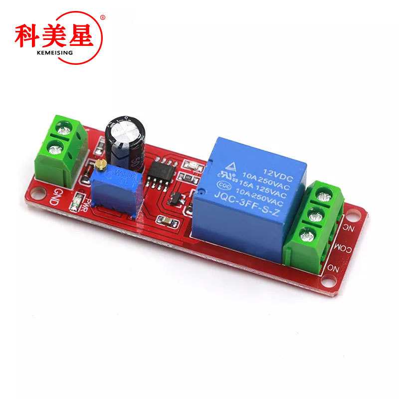 NE555延时继电器 定时开关可调模块延时继电器模块 延时通电开关图片