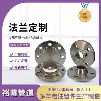 高压锻造国标法兰盘焊接平焊法兰片盲板法兰碳钢带颈对焊法兰