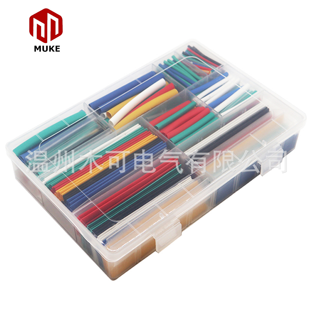 385PCS 7色 绝缘热缩管电商货源  盒装 现货供应MUKE TUBE