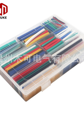 385PCS 7色 绝缘热缩管电商货源  盒装 现货供应MUKE TUBE