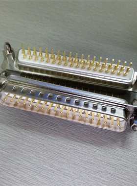 车针DP37pin直插铆锁公座  实心级针座 DP37P直插式公头连接器