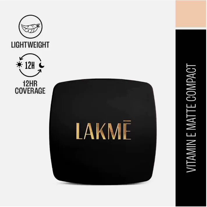 印度Lakme 01滋养粉饼 清透遮*瑕控*油定妆保湿提*亮【no退no换】