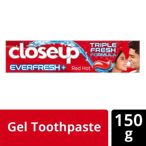 印度CloseupRedHot凝胶牙膏