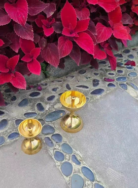 【现货】isha小蛮腰油灯小/大号萨古鲁Sannidhi纯铜油灯供奉瑜伽