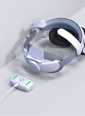 Meta quest 3/3S头显配件 5000毫安彩色炫酷灯T302POWER 电戴