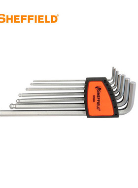 SHEFFIELD/钢盾7件套公制长球头内六角扳手 球头扳手S050005