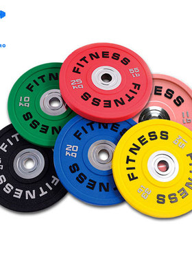 CPU杠铃片大孔钢套轮毂举重力量健身器材套装增肌钢制健身潮流