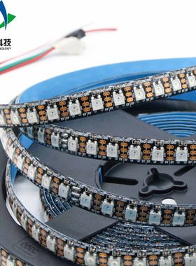 爆款96灯SK6812板宽12mmLED幻彩灯带跑马流水灯光5V户外防水灯条