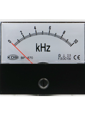 KDSI厂家供应指针直流电压表 频率表BP-670 DC10V 10kHz