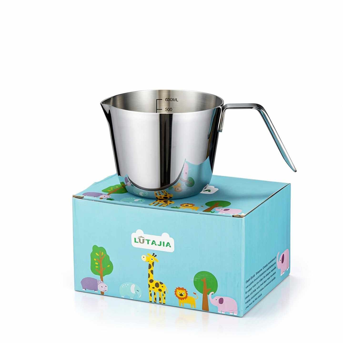 304不锈钢迷你奶锅三层钢加厚烘焙带刻度杯子黄油热油小锅打蛋碗,餐饮具,拉花缸/拉花杯/打奶缸,淘宝优惠券,粉丝福利购,淘宝优惠卷