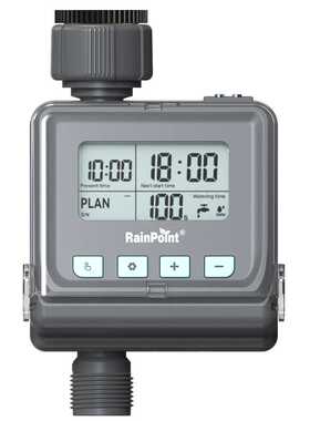 rainpoint 单机花园灌溉 控制流量阀 简约设置 计划设置浇灌 三组