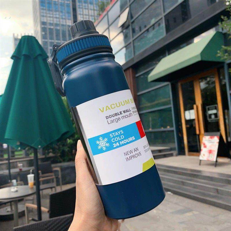 大容量户外运动水壶304不锈钢保温杯创意便携太空杯简约1000ml,餐饮具,保冷/保温杯,淘宝优惠券,粉丝福利购,淘宝优惠卷