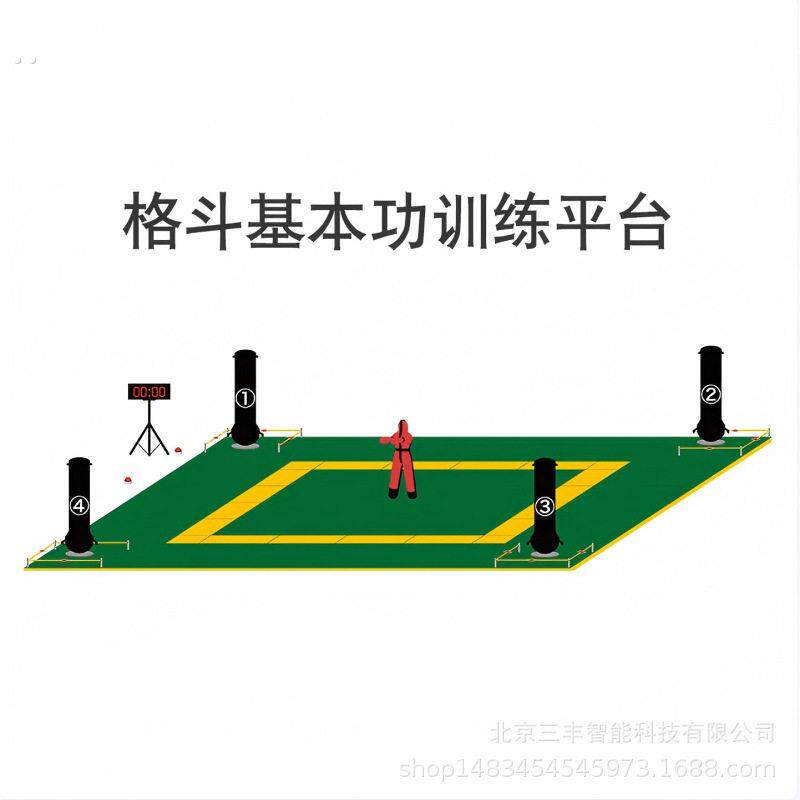 不倒翁沙袋拳法膝法腿法肘法考核格斗基本功器智能格斗训练感应款