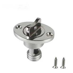 316不锈钢船用排水塞船尾丝堵 放水阀出水口 舱底排污水口