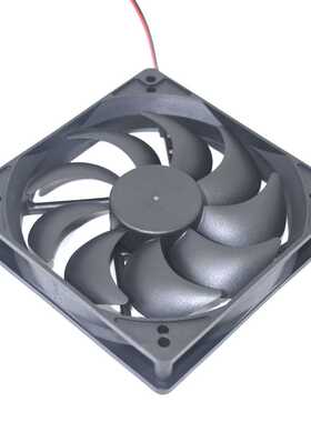 STF12025直流散热风扇 120mm9叶双滚珠大风量直流风扇5V 12V