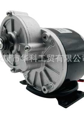 羚鹰24V250W有刷减速电机MY1016Z2尤奈特同款 短轴带脚带九齿轮