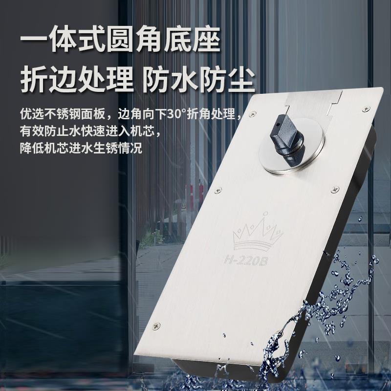 厂家直销H-220B地弹簧重120KG无框玻璃地弹门木门配件不定位可选