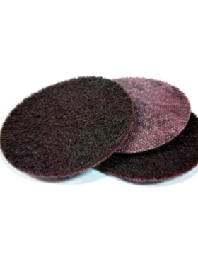 07451 红色亚麻尼龙片4寸 7451扭矩砂碟片MED