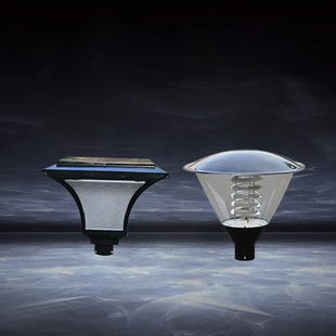 庭院灯头欧式小区路灯防水led草坪景观灯户外3米花园照明高杆灯罩