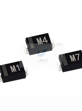 贴片肖特基二极管 SS210F SR2100 2A/100V SMA封装 3K/整盘