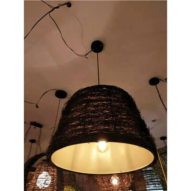 手工编织大堂茶室茶楼灯创意复古竹木藤吊灯常州古镇义乌浙江深圳,橡塑材料及制品,其他塑料制品,淘宝优惠券,粉丝福利购,淘宝优惠卷