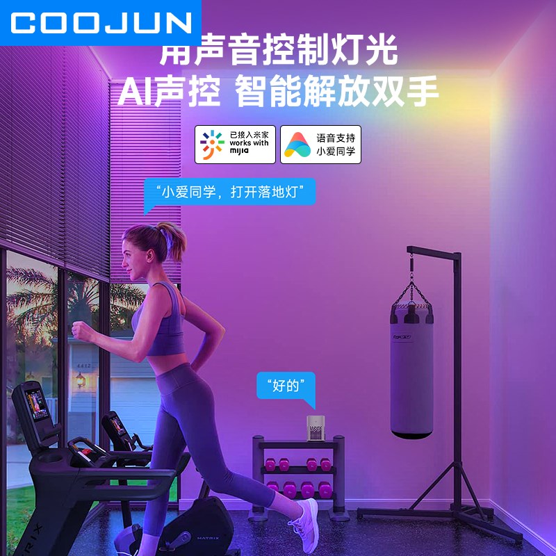 幻彩RGB灯带手机APP控制led灯七彩渐变情景氛围霓虹语.音智能遥控