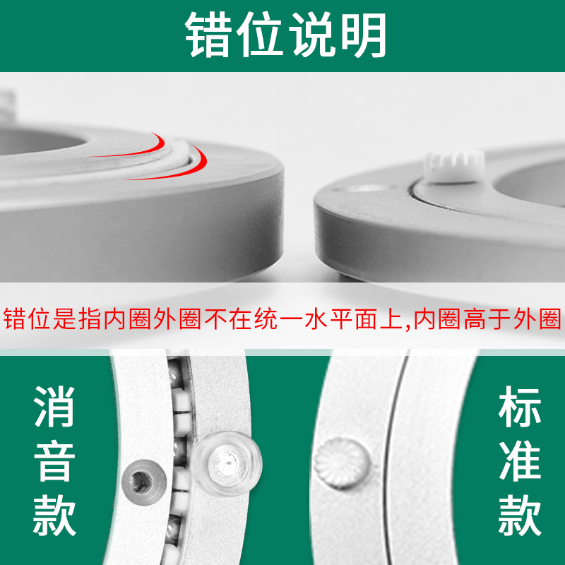 餐桌转盘底座轴承铝合o金大理石实木玻璃圆桌转盘圆形旋转家用轨