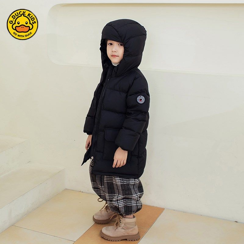 小黄鸭儿童羽绒服中长款加v厚男女童宝宝石墨烯发热中小童冬装外,童装/婴儿装/亲子装,羽绒服,淘宝优惠券,粉丝福利购,淘宝优惠卷