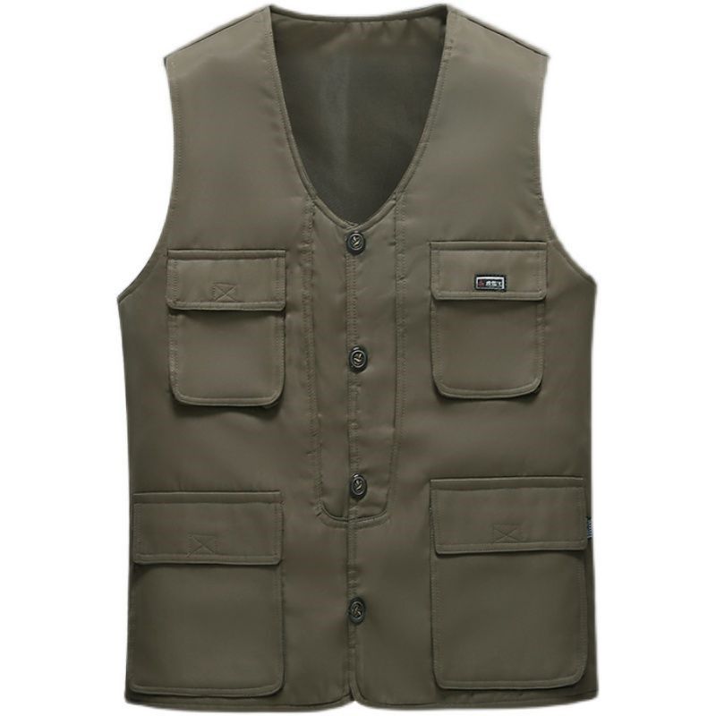 多口袋马甲男户外k薄款中老年爸爸宽松春秋季背心钓鱼摄影工装坎,男装,常规马甲,淘宝优惠券,粉丝福利购,淘宝优惠卷