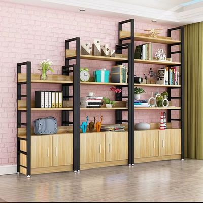 超市产品展示柜货架仓库置物架办公室落地小书架多层便利店展示架